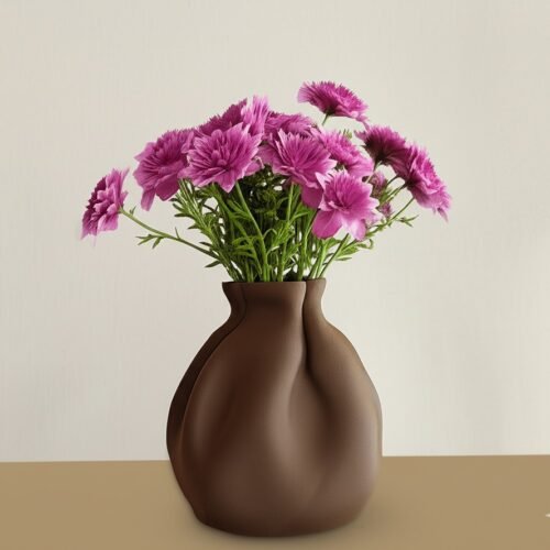 Organische 3D-geprinte Vaas – Duurzaam Design (12 cm)